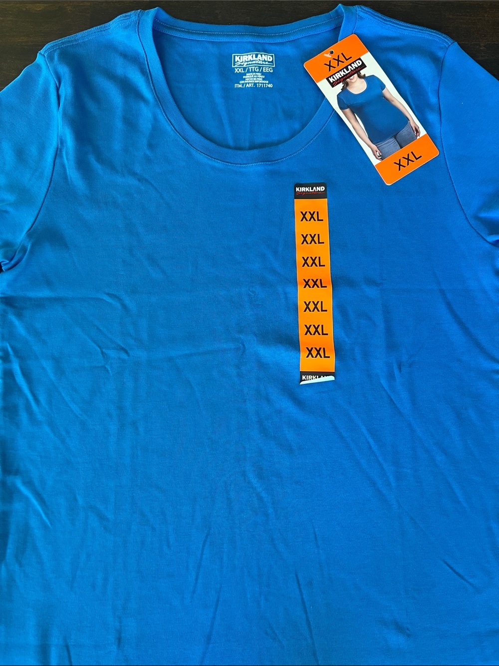 Women’s Bright Blue Tee - XXL